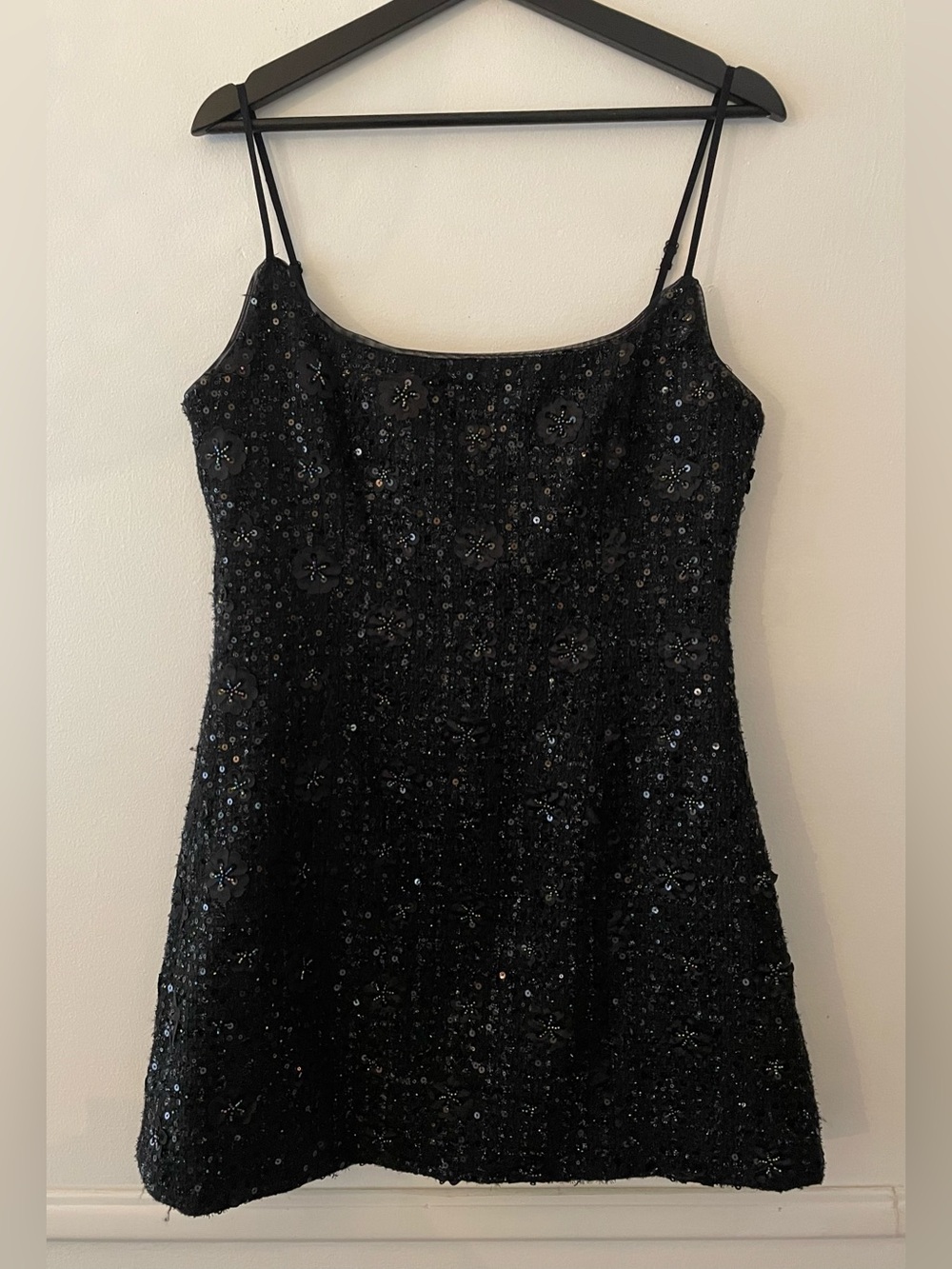 MODIFIED Elliatt Adeline Embellished Tweed Mini Dress Size L